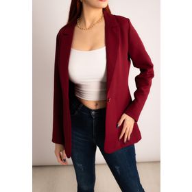 Armonika ARM-23Y001047 Kadın Bordo Tek Düğmeli Ceket