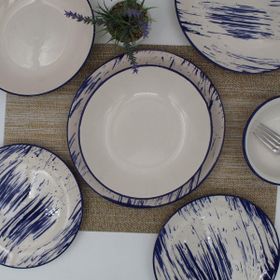 Arna Desenli Porselen Royal 48 Parça 12 Kişilik Yemek Takımı