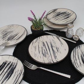Arna Porselen Anka 6x25 cm Seramik Servis Tabağı