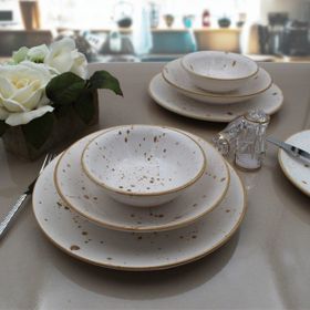 Arna Porselen Cappuccino 8 Parça 2 Kişilik Yemek Takımı