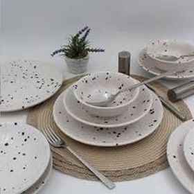 Arna Porselen Point 16 Parça 4 Kişilik Kobalt Yemek Takımı