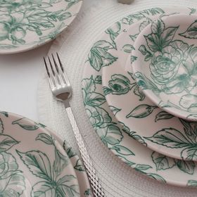 Arna Rose 24 Parça 6 Kişilik Yemek Takımı