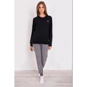 Arnetta 2180 Smile Siyah Kadın Pijama Takımı