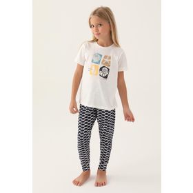 Arnetta 2871 Krem Kız Çocuk Pijama Takımı