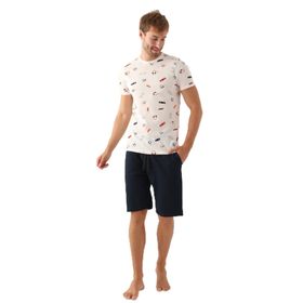 Arnetta 2984 Krem Erkek Pijama Takımı