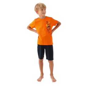 Arnetta 2989 Turuncu Erkek Çocuk Pijama Takımı