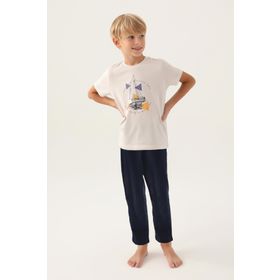 Arnetta 2991 Taş Erkek Çocuk Pijama Takımı