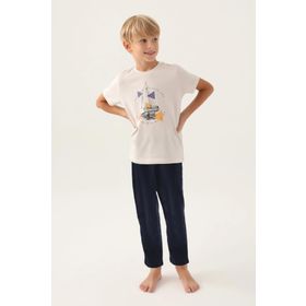 Arnetta 2991 Taş Erkek Çocuk Pijama Takımı