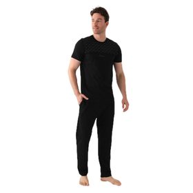 Arnetta 3010 Siyah Kısa Kol Erkek Pijama Takımı