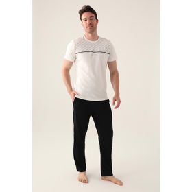 Arnetta 3010 Siyah Kısa Kol Erkek Pijama Takımı