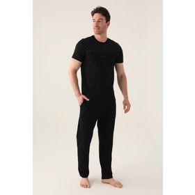 Arnetta 3010 Siyah Kısa Kol Erkek Pijama Takımı
