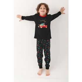 Arnetta AR2751C Siyah Erkek Çocuk Pijama Takım