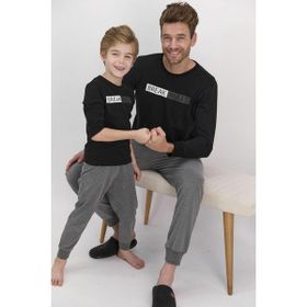 Arnetta Break Rules Siyah Erkek Çocuk Pijama Takımı