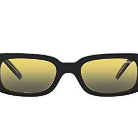 Arnette AN4317 Litty Dikdörtgen Siyah Elli Siyah Sarı Unisex Güneş Gözlüğü