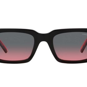 Arnette AN4318 Thekidd Dikdörtgen Siyah Elli Siyah Kırmızı Unisex Güneş Gözlüğü