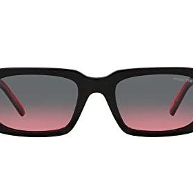 Arnette AN4318 Thekidd Dikdörtgen Siyah Elli Siyah Kırmızı Unisex Güneş Gözlüğü