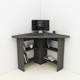 Arnetti Corner Antrasit Çalıma Masası