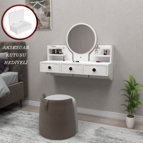 Arnetti Polina Beyaz Makyaj Masası