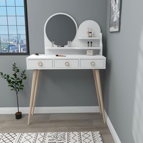 Arnetti Ruges Beyaz Makyaj Masası