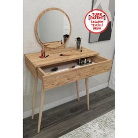 Arnetti Siena Atlantik Çam Makyaj Masası