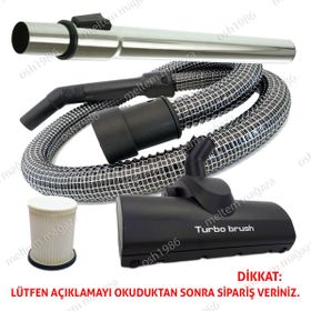 Arnica Bora 4000 5000 Süpürge Çelik Telli Hortumu Turbo Orjinal Emici Başlık Teleskopik Boru