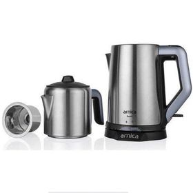 Arnica IH31050 Inox Yeni Demli Cam Çay Makinesi