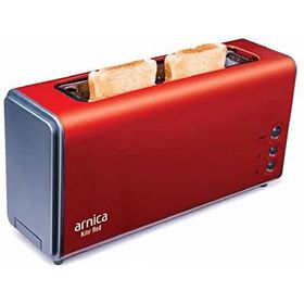 Arnica Kıtır Red 1050 W 3 Programlı 2 Dilim Hazneli Ekmek Kızartma Makinesi Kırmızı