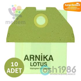 Arnica Lotus Süpürge Kağıt 10 Adet Toz Torbası