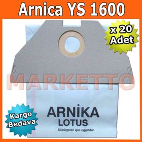 Arnica Proclean 2001 Kağıt Süpürge 20 Adet Toz Torbası