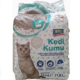 Aro 10 kg Marsilya Sabunu Kokulu İnce Taneli Bentonit Kedi Kumu