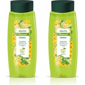 Aroma Natural 2x400 ml Normal Saçlar İçin Herbal Şampuan