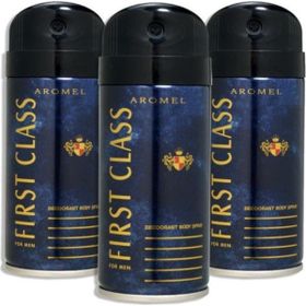 Aromel First Class 3x150 ML Erkek Deodorant