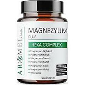 Aromel Magnezyum Plus Hexa Complex 60 Kapsül