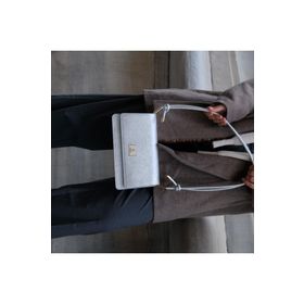 Aron Atelier Elise Gümüş Rengi Kadın Omuz Çantası