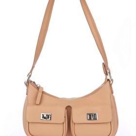 Aron Atelier Ema 7001-Nude Krem Kadın Omuz Çantası