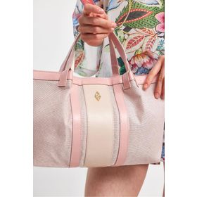 Aron Atelier Havana Gül Pembesi Kumaş Detaylı Kadın El Çantası