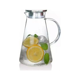 Arow 1600 ml Gusto Metal Kapaklı Cam Sürahi