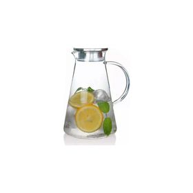 Arow 1600 ml Gusto Metal Kapaklı Cam Sürahi