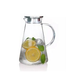 Arow 1600 ml Gusto Metal Kapaklı Cam Sürahi