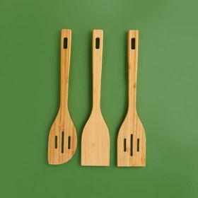 Arow 3'lü Bambu Spatula Seti