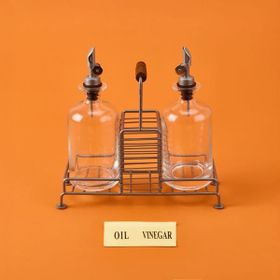 Arow Julia Metal 2'li 200 ml Cam Yağlık