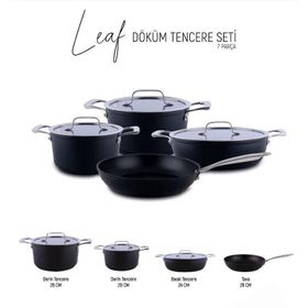Arow Leaf Dokum 7 Parça Tencere Seti