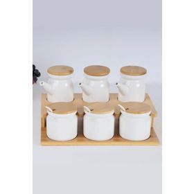 Arow TR-3099 Liza Bambu Porselen Yağlık ve Baharatlık