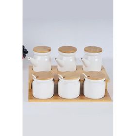 Arow TR-3099 Liza Bambu Porselen Yağlık ve Baharatlık