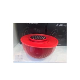 Arow TR-3633 Chopper Rendeli Akrilik 4.6 lt 25 cm Kırmızı Akıllı Karıştırma ve Saklama Kabı