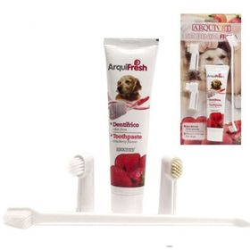 Arquıvet 100 gr Çilek Aromalı Köpek Diş Bakım Seti