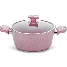 Arselon 26 cm Pembe Granit Derin Tencere