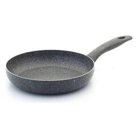 Arselon Gri 32 cm Gri Tek Kulplu Granit Tava