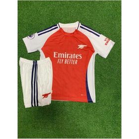 Arsenal Kırmızı Beyaz 2024-2025 Sezonu 2'li Set Saka Çocuk Forması