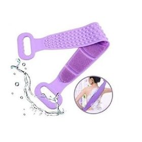 Arsimo 70 cm Çift Taraflı Silikon Banyo Sırt Lif Kesesi
